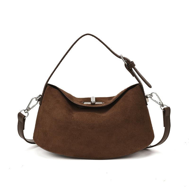 Womens Fashionable Retro Tote Shoulder Bag Coffee 22.5X10X11cm