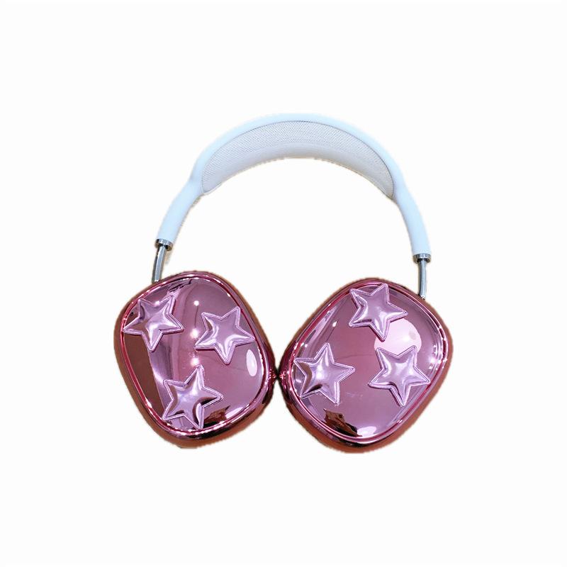 Ins-plated 3D Star shaped Earphone Case Multiple Stars AirPodsmax
