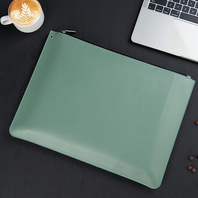 Light Green Zipper A4
