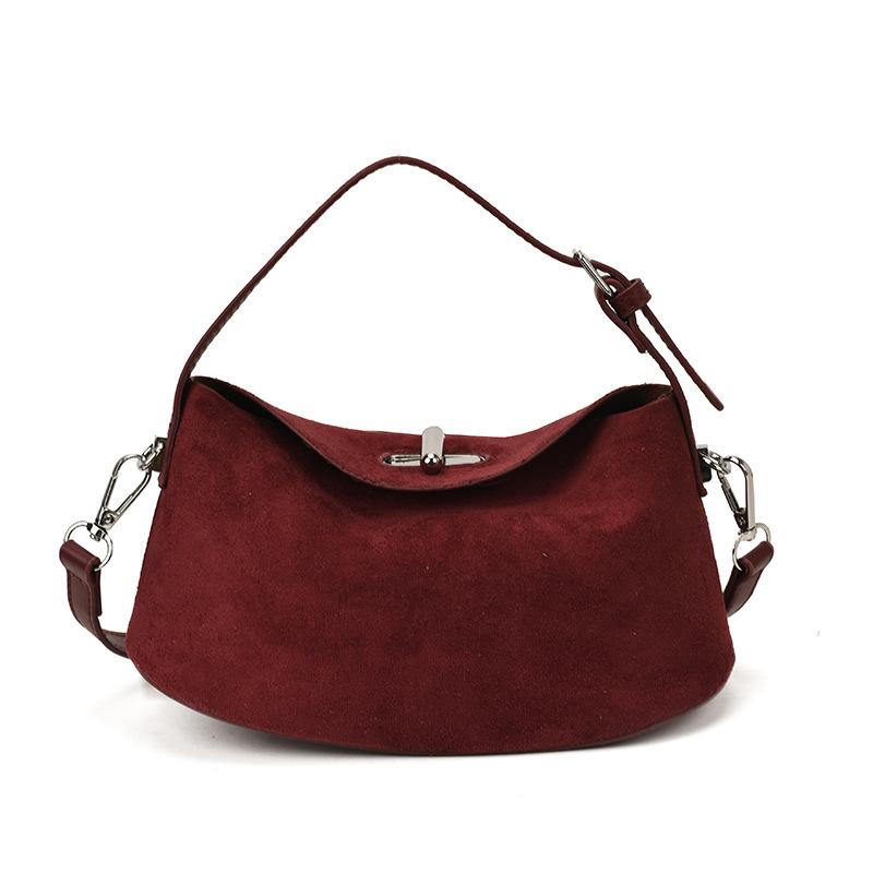 Womens Fashionable Retro Tote Shoulder Bag Red 22.5X10X11cm