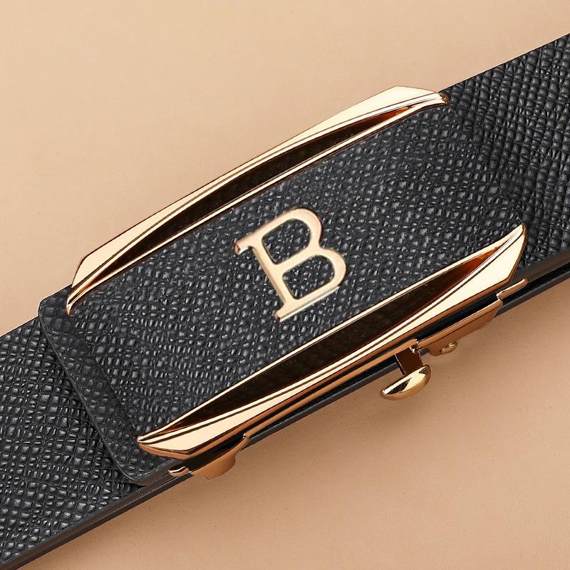 AS36 Black Gold Buckle 105cm