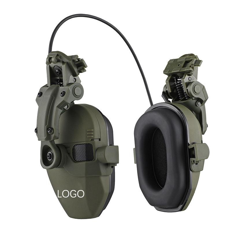 Noise-canceling Hearing Protection Headphones Green