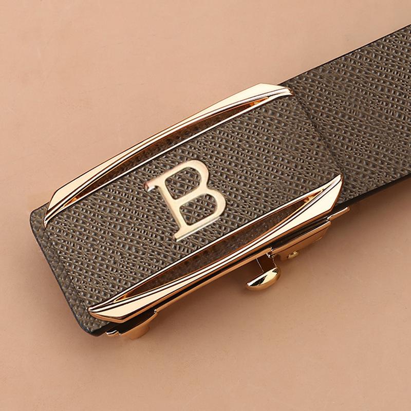 AS36 Coffee Color Gold Buckle 105cm
