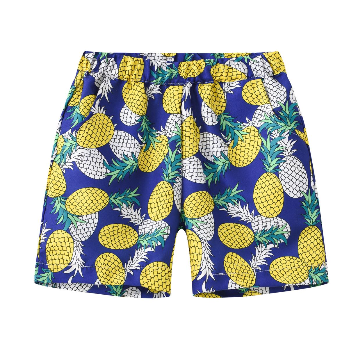 Pineapple With Blue Background 100cm