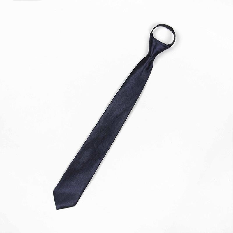 Navy Blue Zipper Short