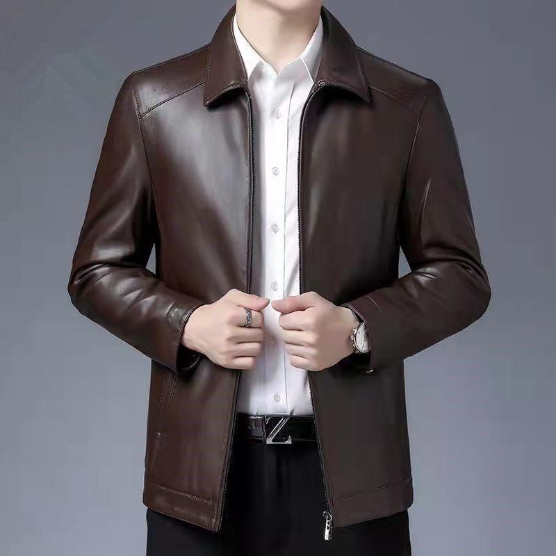 Spring And Autumn Brown Lapel 3XL Spring and Autumn Edition