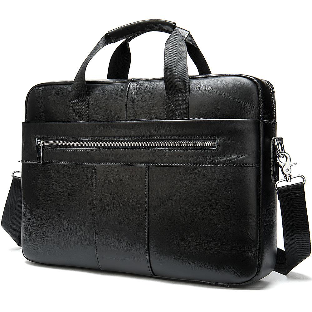 8523 Black Oily Leather