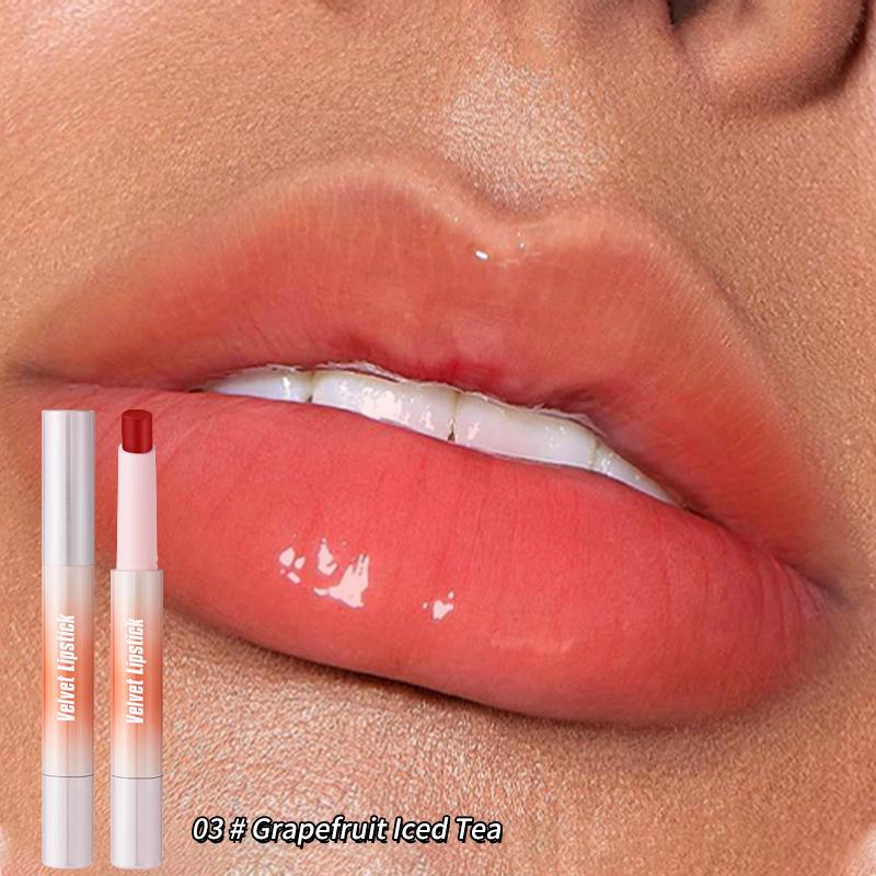 Velvet Air Matte Finish Lipstick No Stain On Cup Grapefruit lced Tea 2g