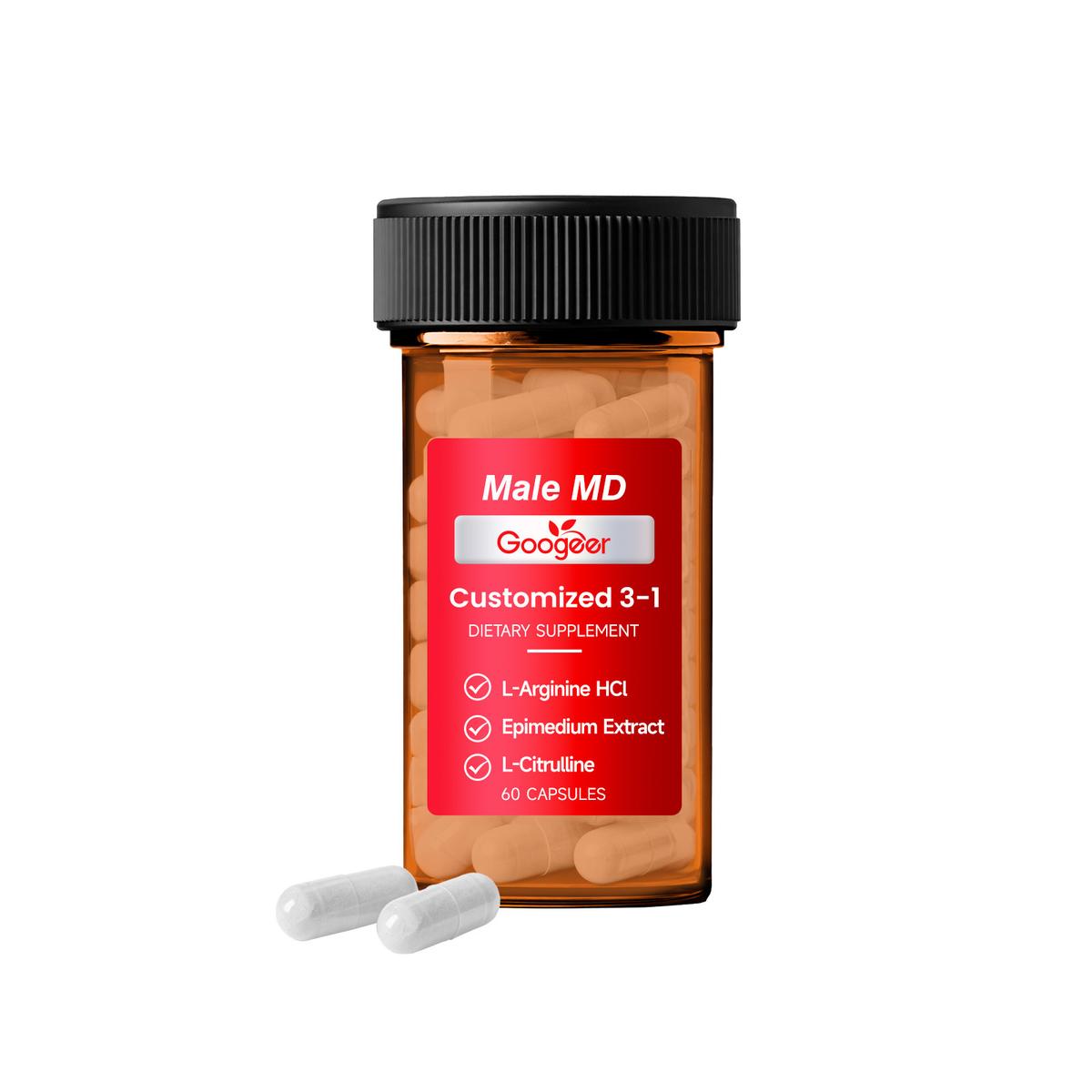 Mens Vitality Enhancement Capsules Daily Energy Boost 60 CAPSULES 1PCS