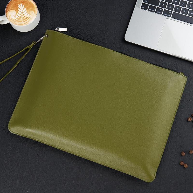 Matcha Green Handheld Zipper A4