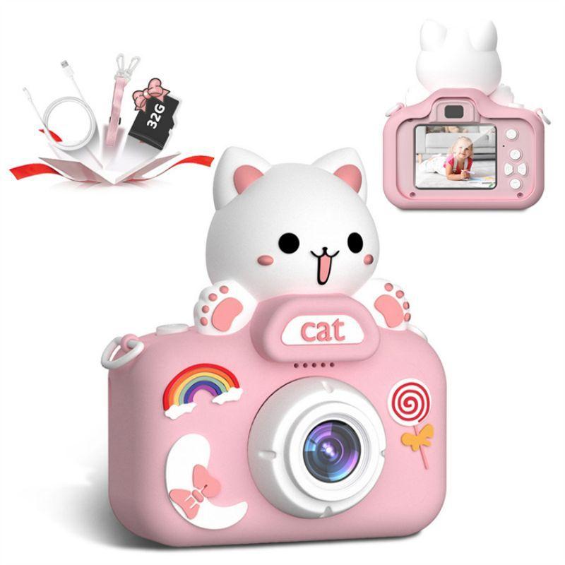 Big Head Cat Pink Suit