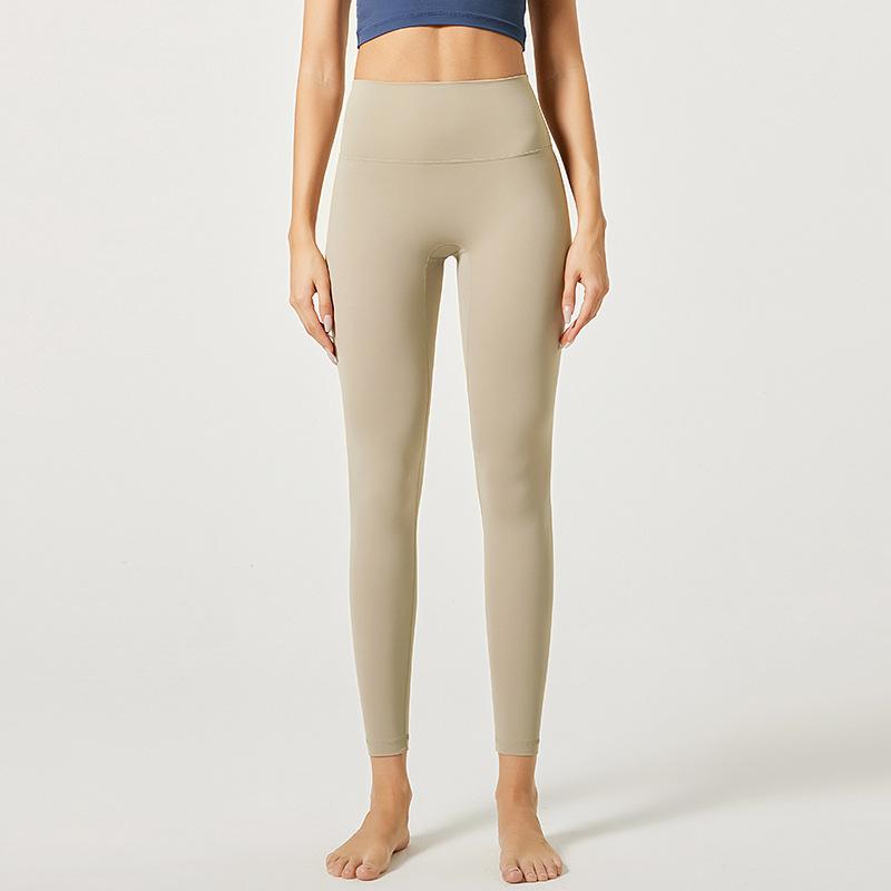Running Sports Yoga Trousers For Women CK219H Khaki Gray L