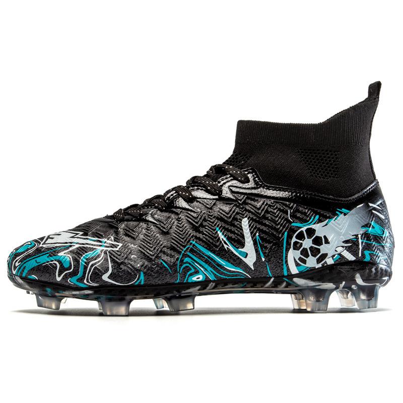 Black And Pale Blue 35 Long Spikes