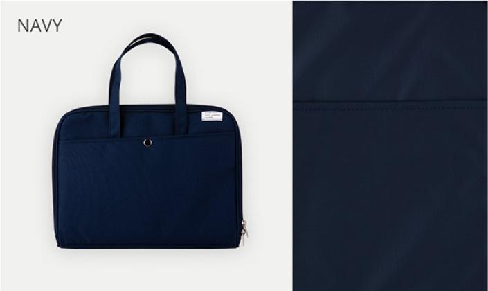 Solid Color Shock-absorbing Laptop Bag Dark Blue 11to11,8