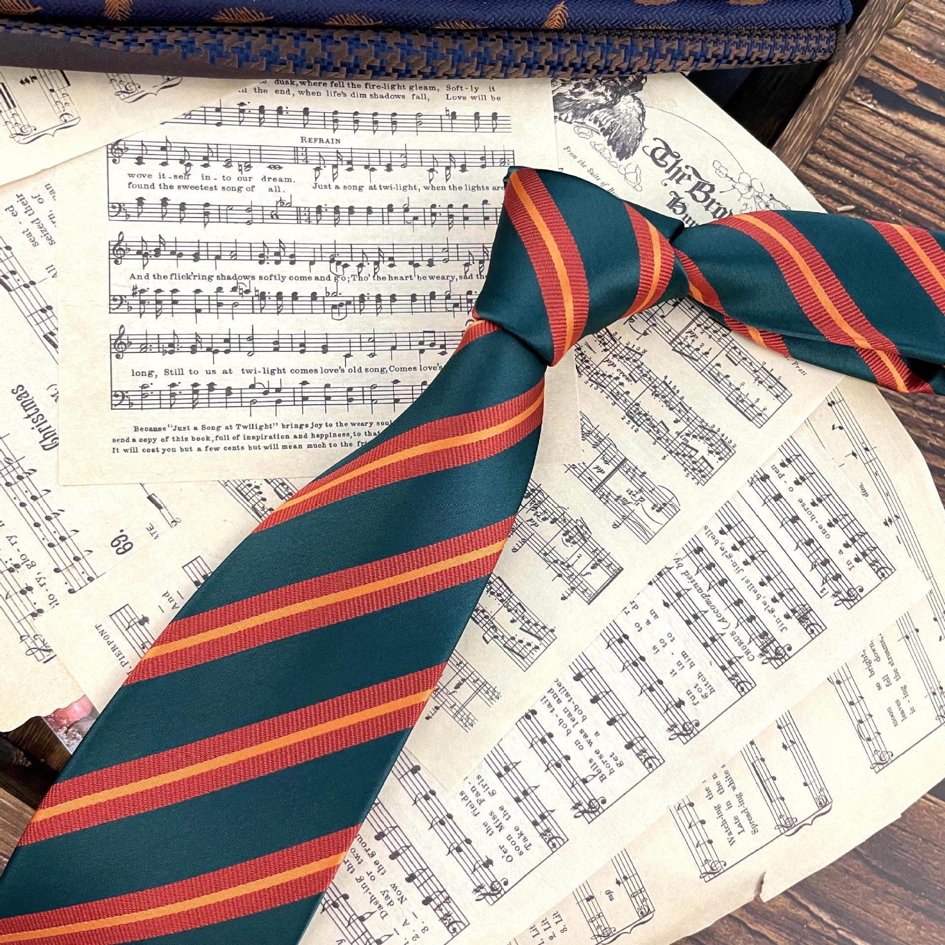 Green Orange Stripe