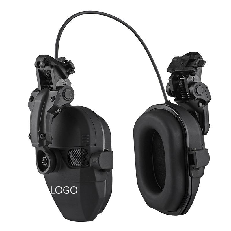 Noise-canceling Hearing Protection Headphones Black