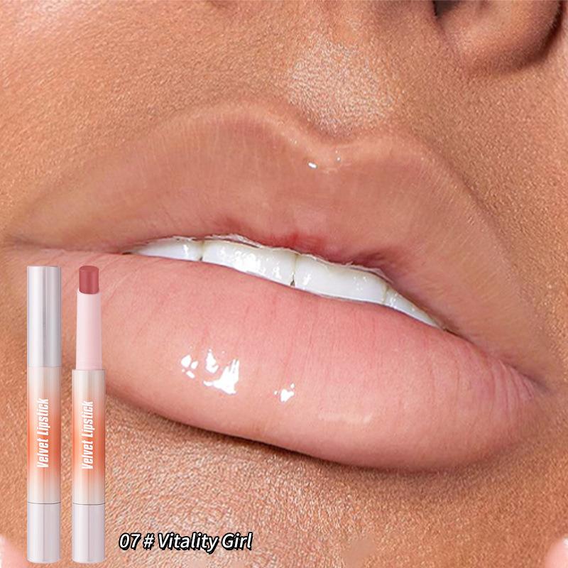 Velvet Air Matte Finish Lipstick No Stain On Cup Vitality Girl 2g