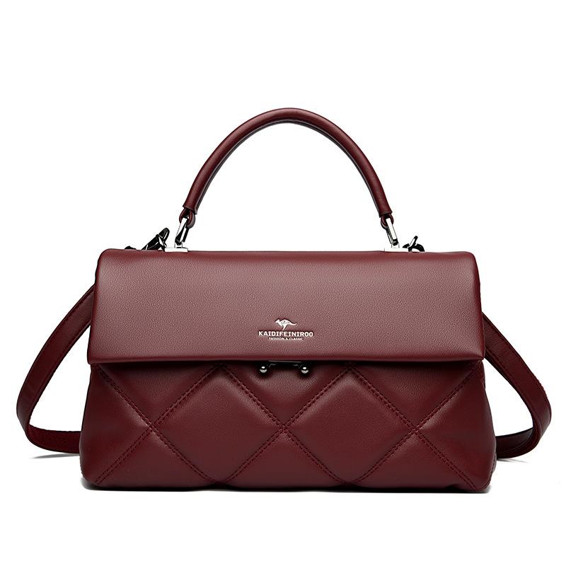 Ladies' Handheld Cross Shoulder Bag Red