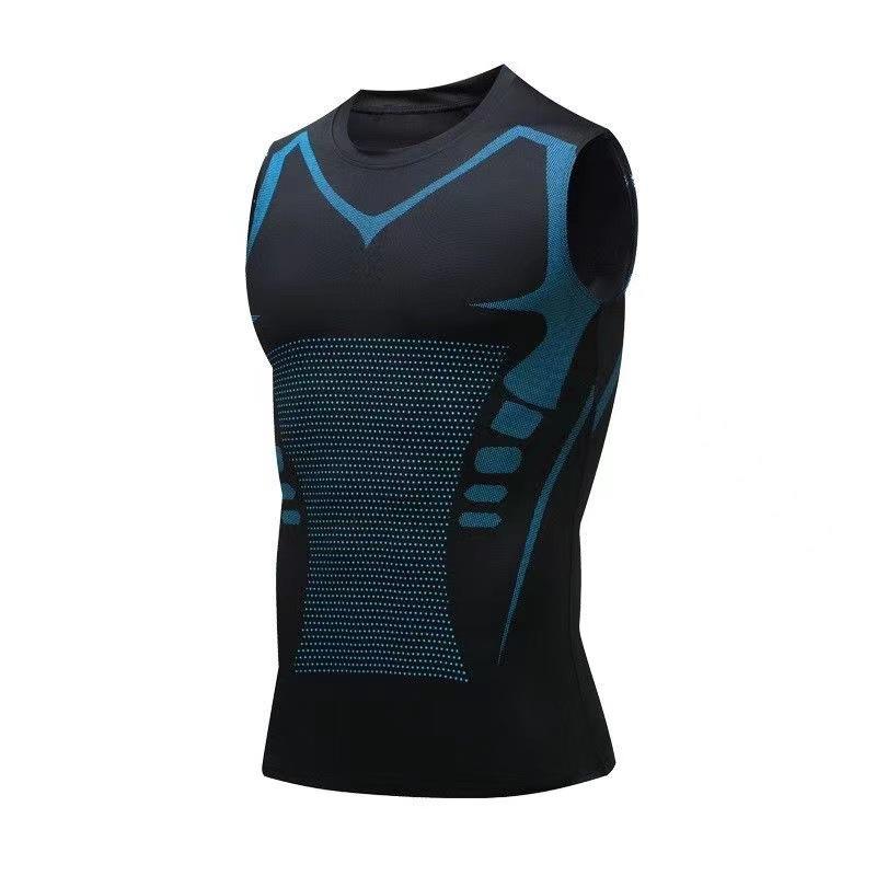 Sports Tank Top Tight-fitting For Fitness 806 Black 2XL