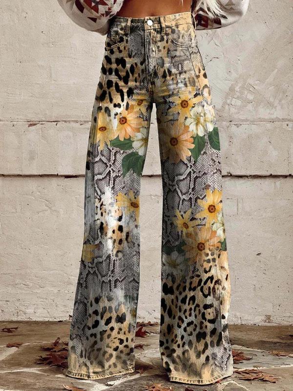 European And American Womens Flared Pure Cotton Jeans 54 Models 2XL