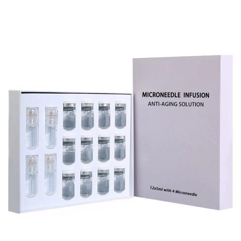 Moisturizing And Firming Micro Needle Essence Bare Bottle Cover Boxes 4and12
