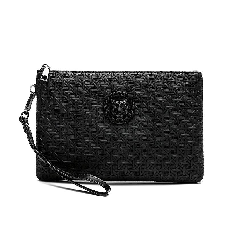 Woven-texture Personalized Clutch With A Simple Minimalist Design And Large Capacity Small Size