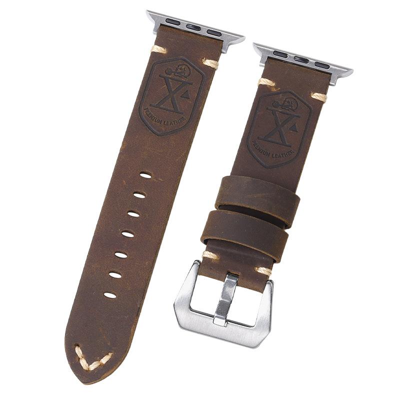 Dark Brown With Flowers 38/40/41mm