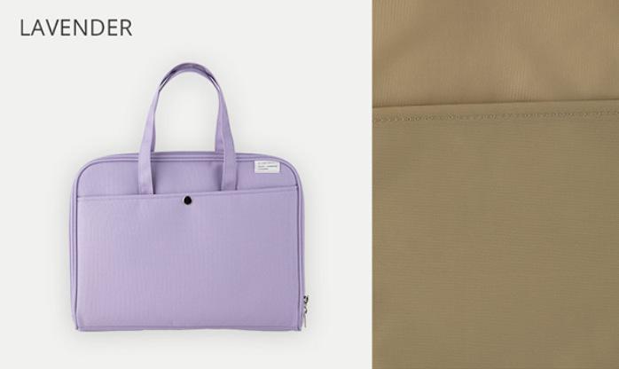 Solid Color Shock-absorbing Laptop Bag Purple 11to11,8