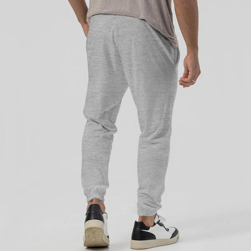 Casual Track Sweatpants Men's Loose Tappered Casual Pants Gray L