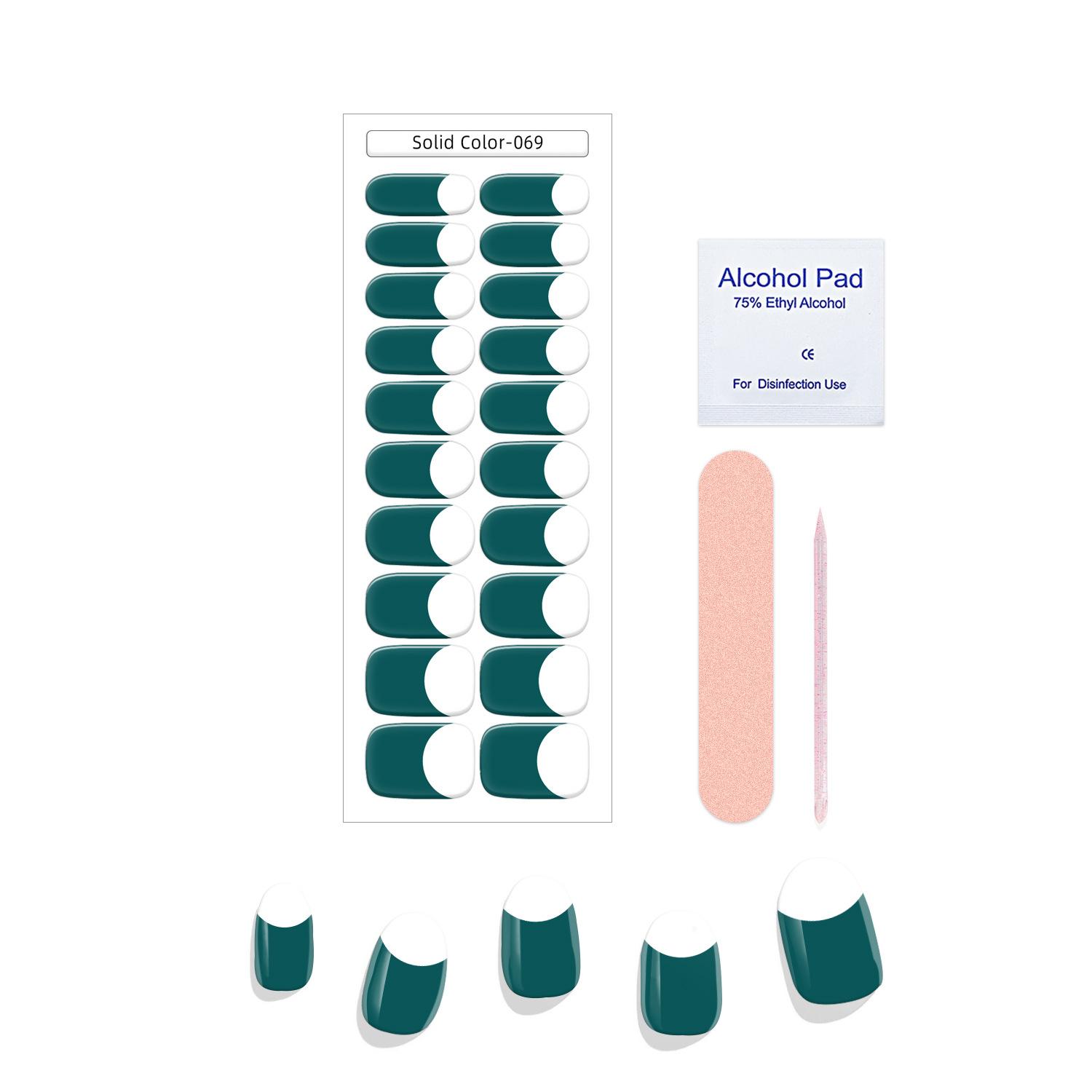 Nail Sticker Box Solid Color 069