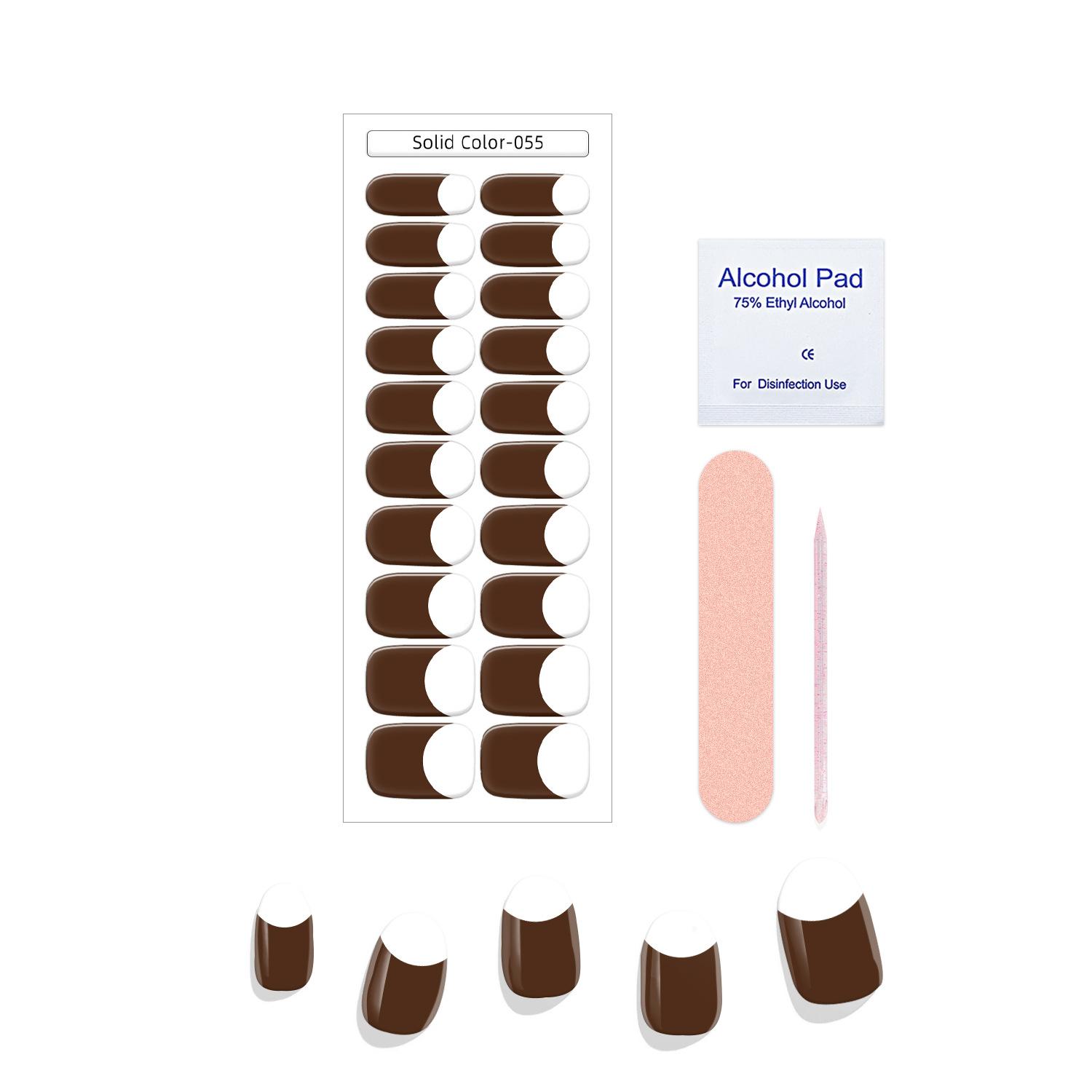 Nail Sticker Box Solid Color 055