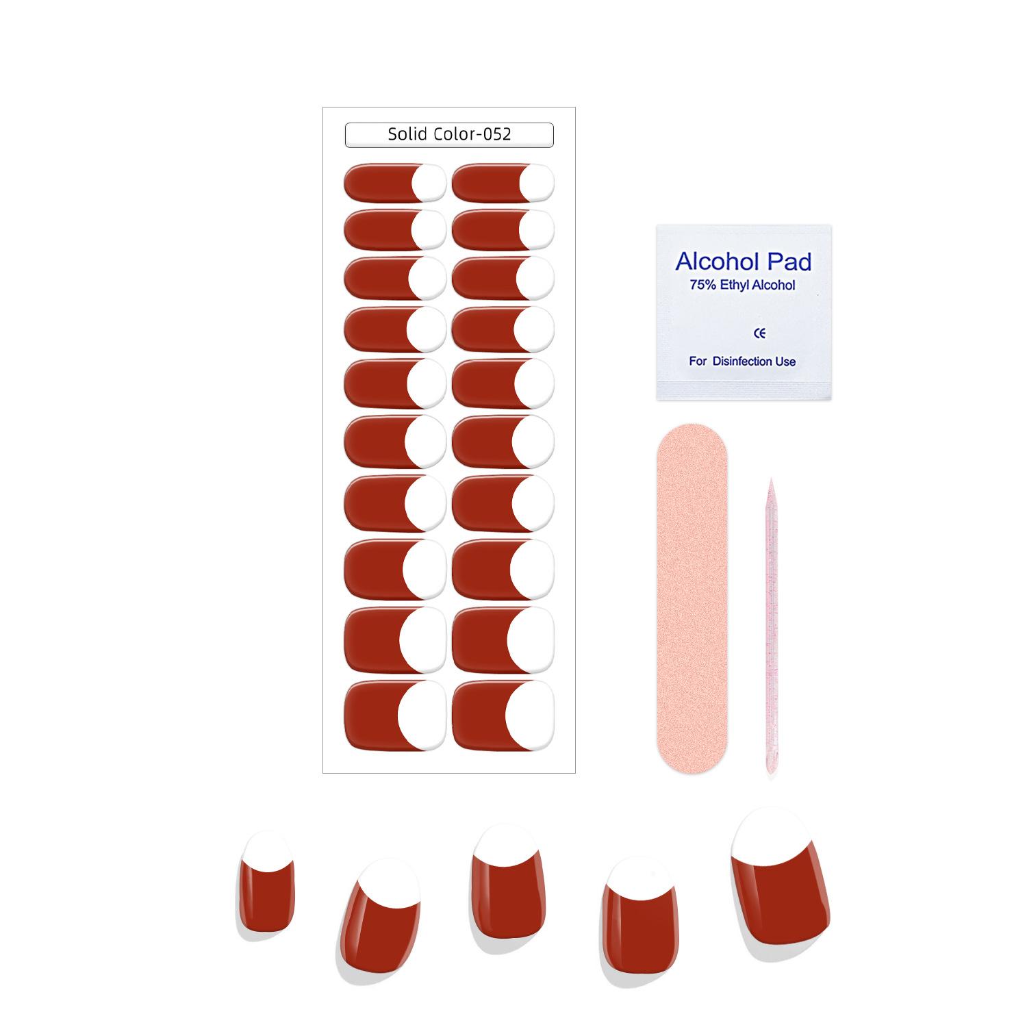 Nail Sticker Box Solid Color 052