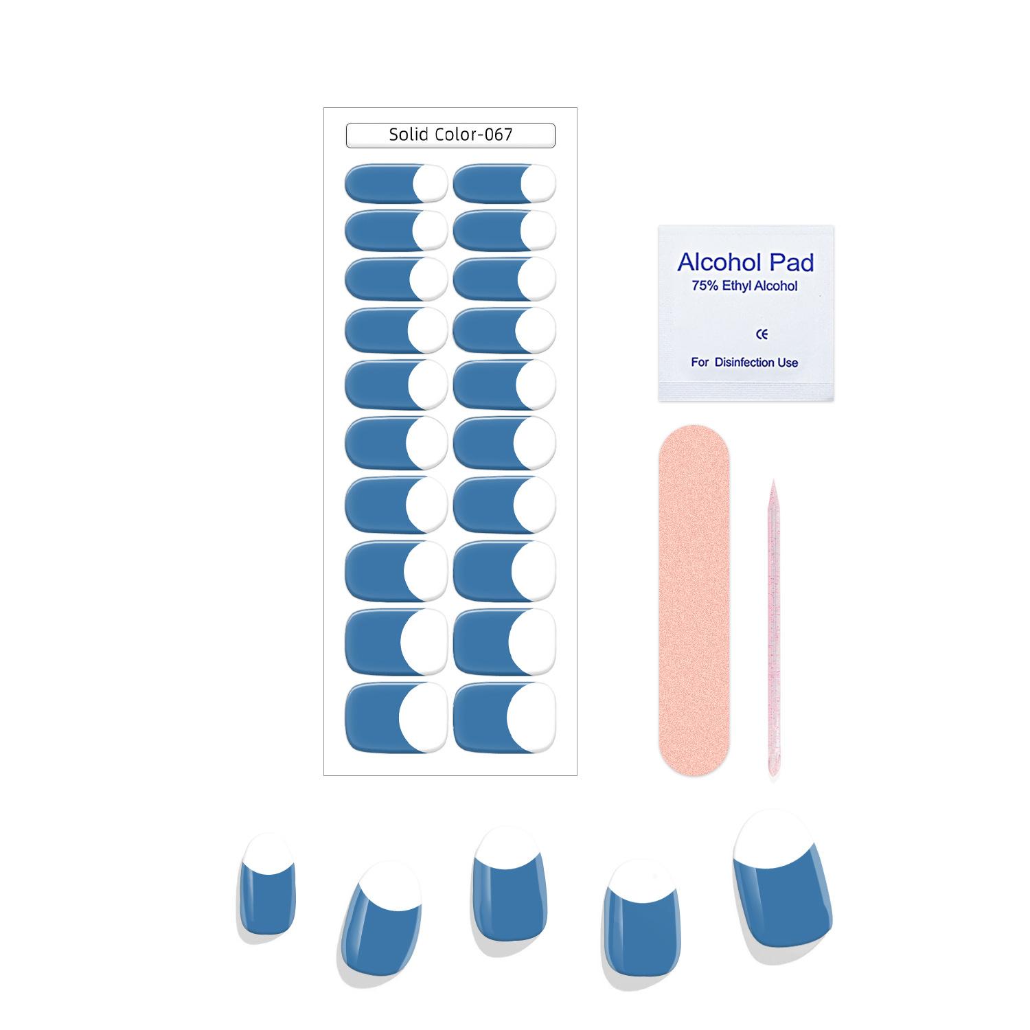 Nail Sticker Box Solid Color 067