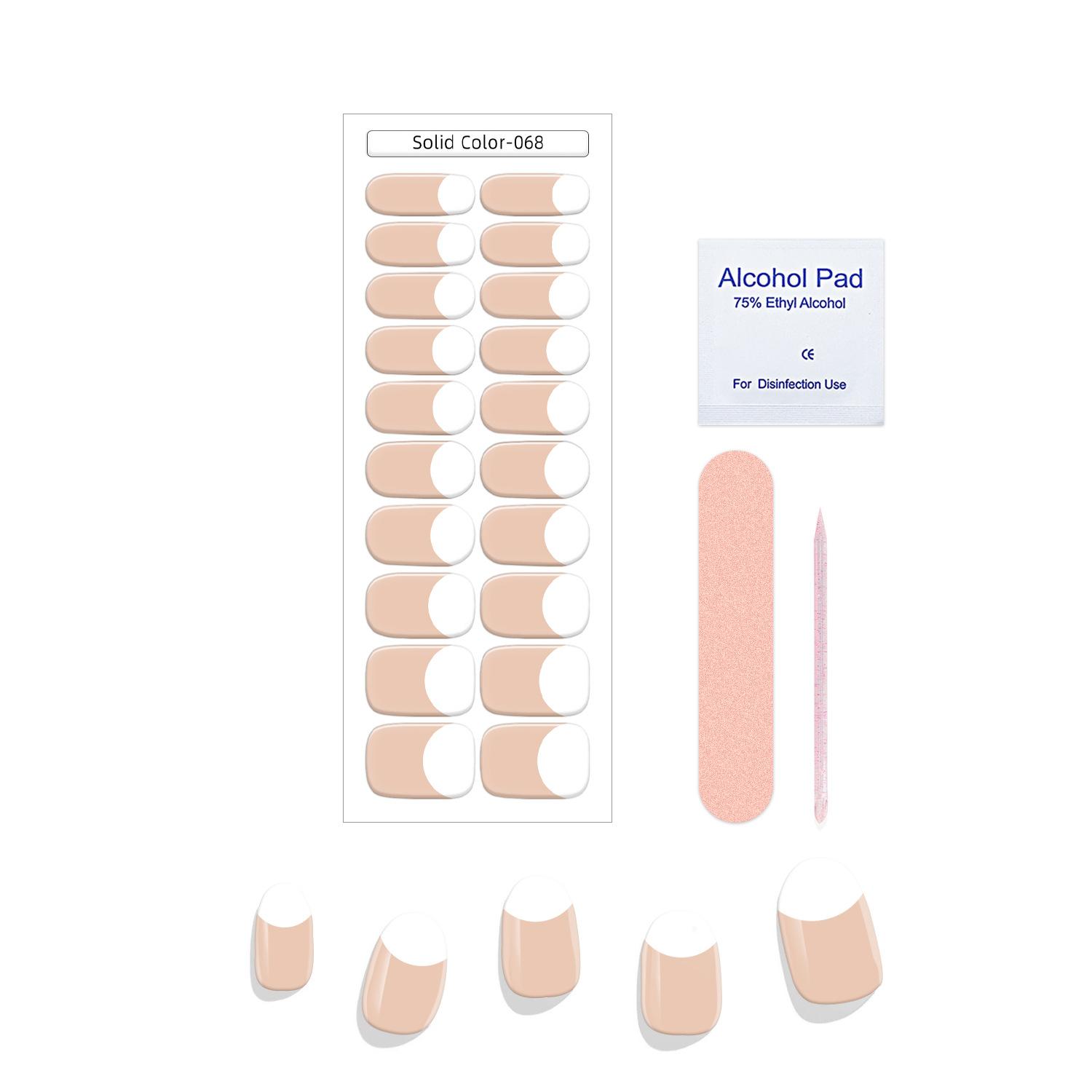 Nail Sticker Box Solid Color 068