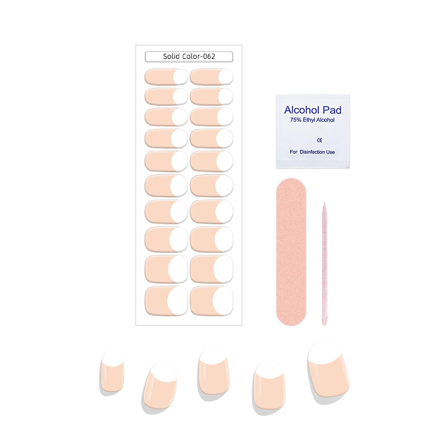 Nail Sticker Box Solid Color 062