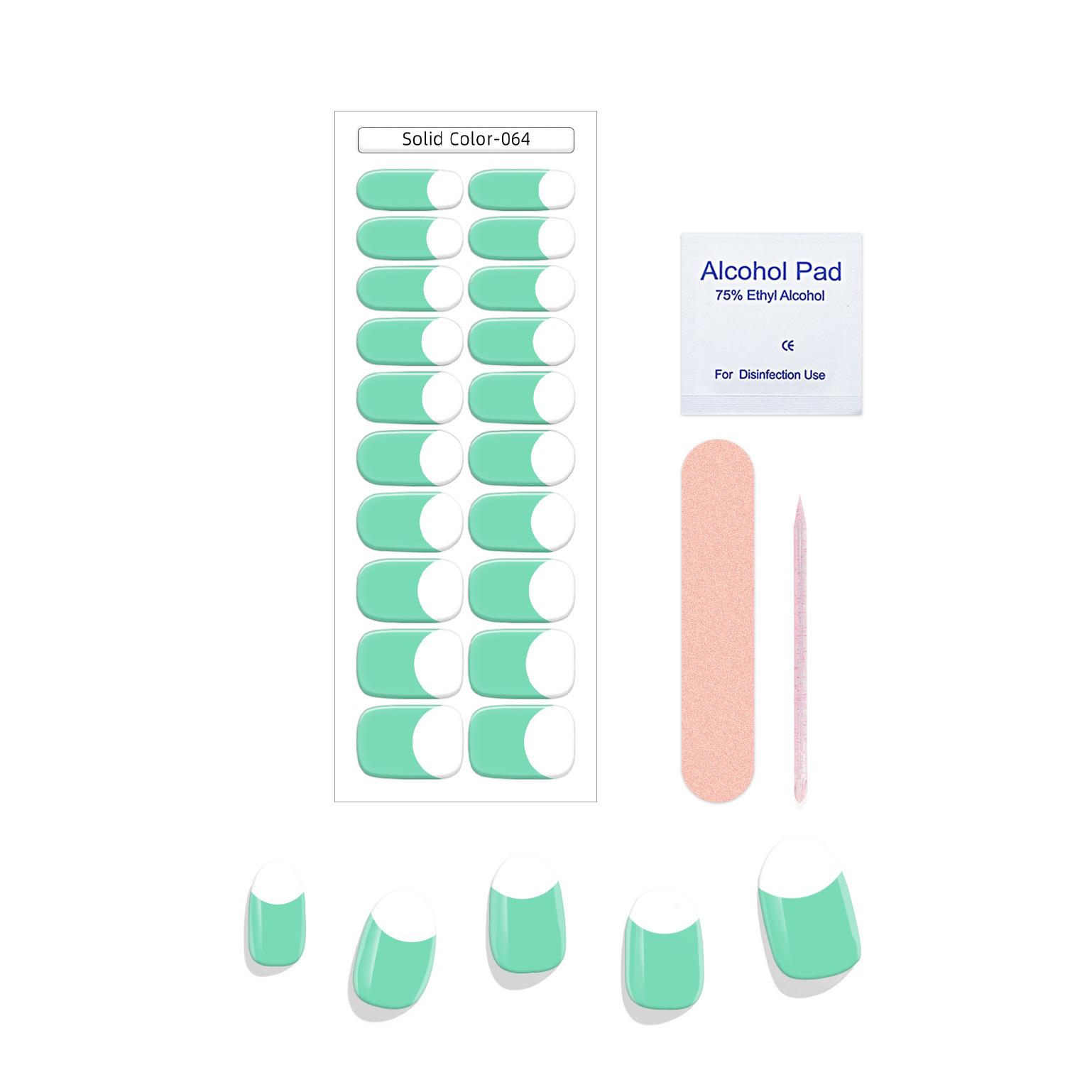 Nail Sticker Box Solid Color 064