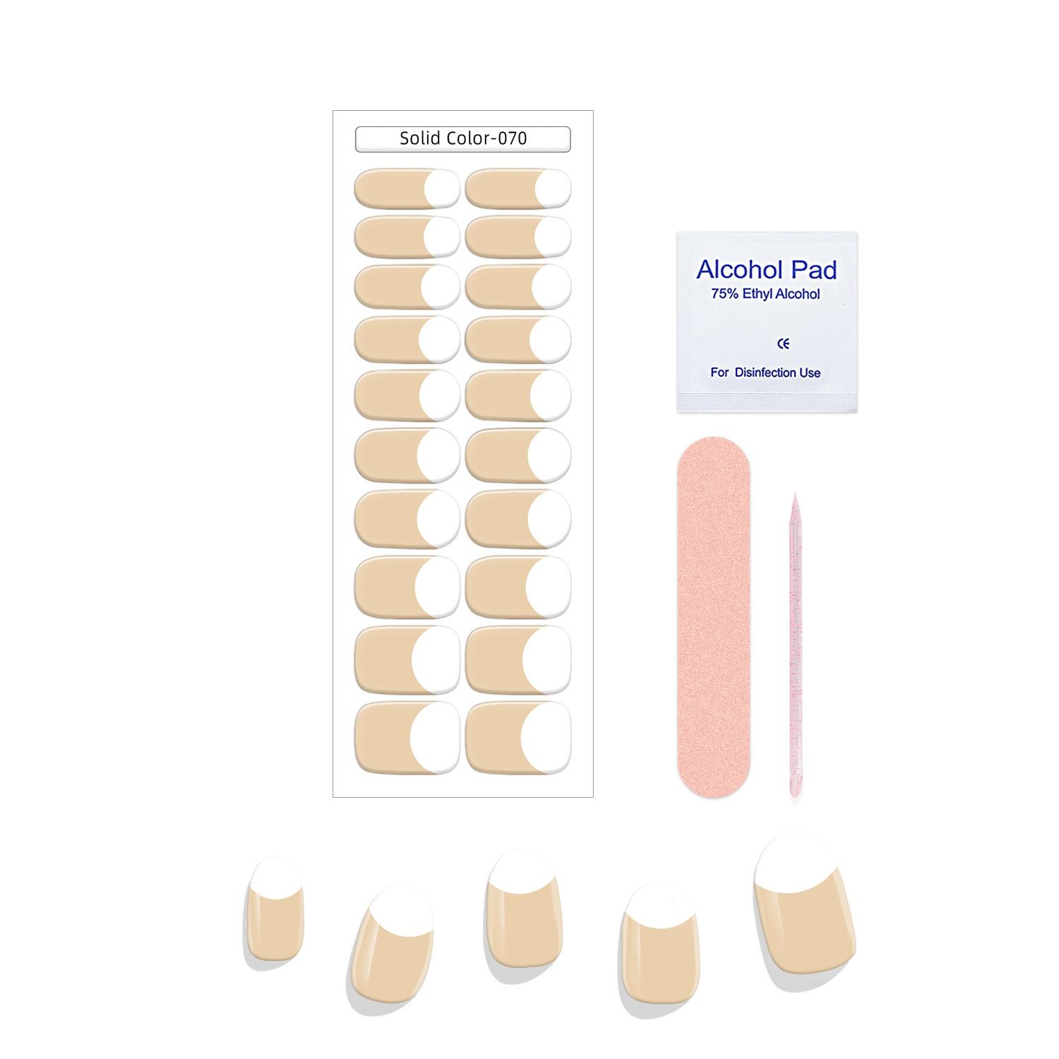 Nail Sticker Box Solid Color 070