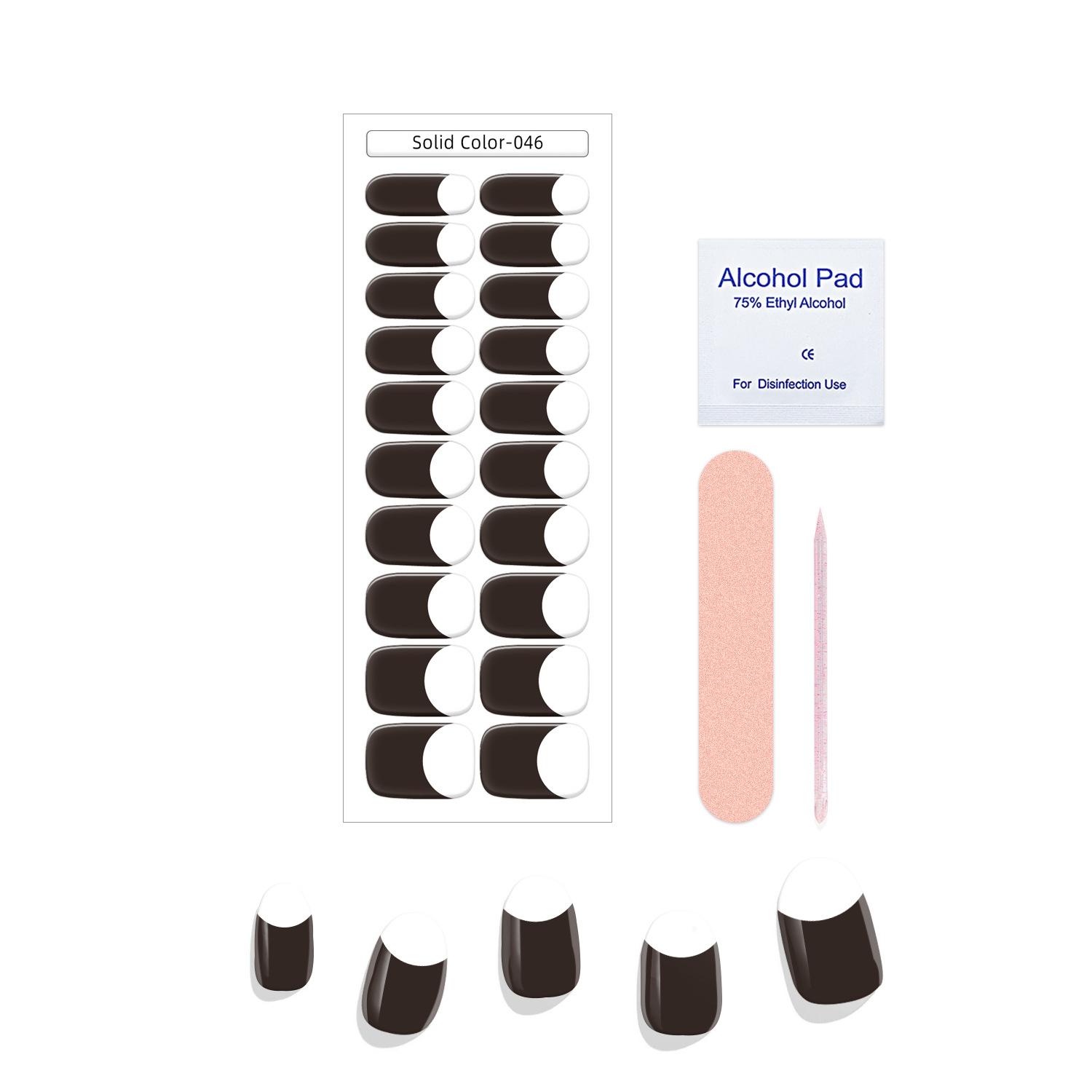 Nail Sticker Box Solid Color 046