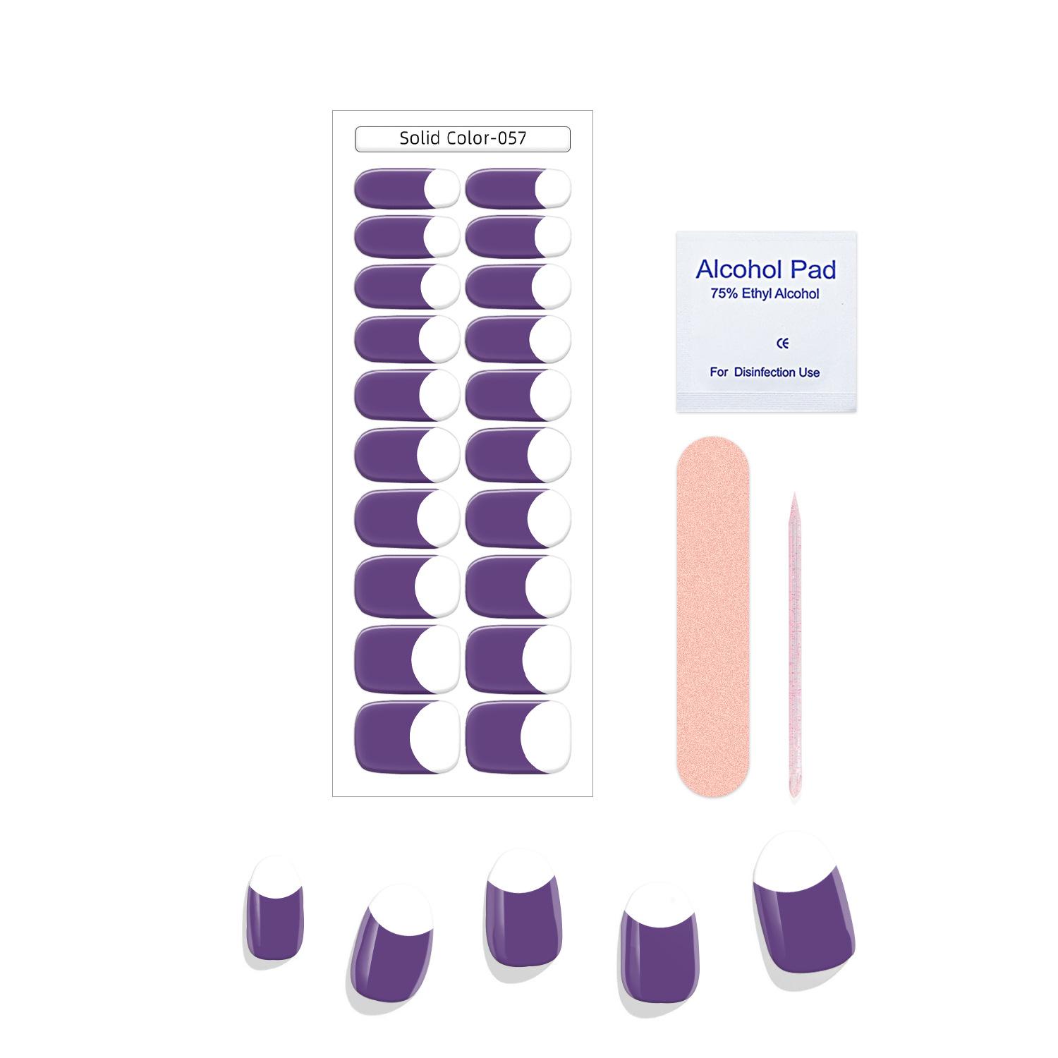 Nail Sticker Box Solid Color 057