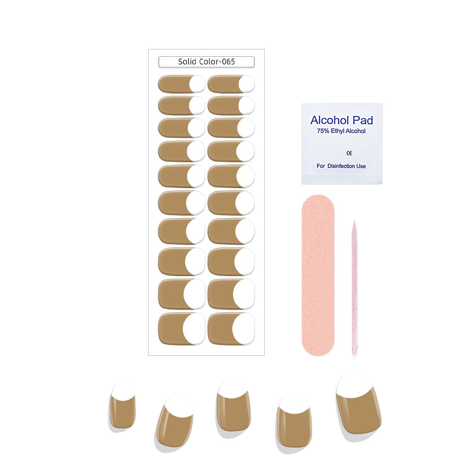 Nail Sticker Box Solid Color 065