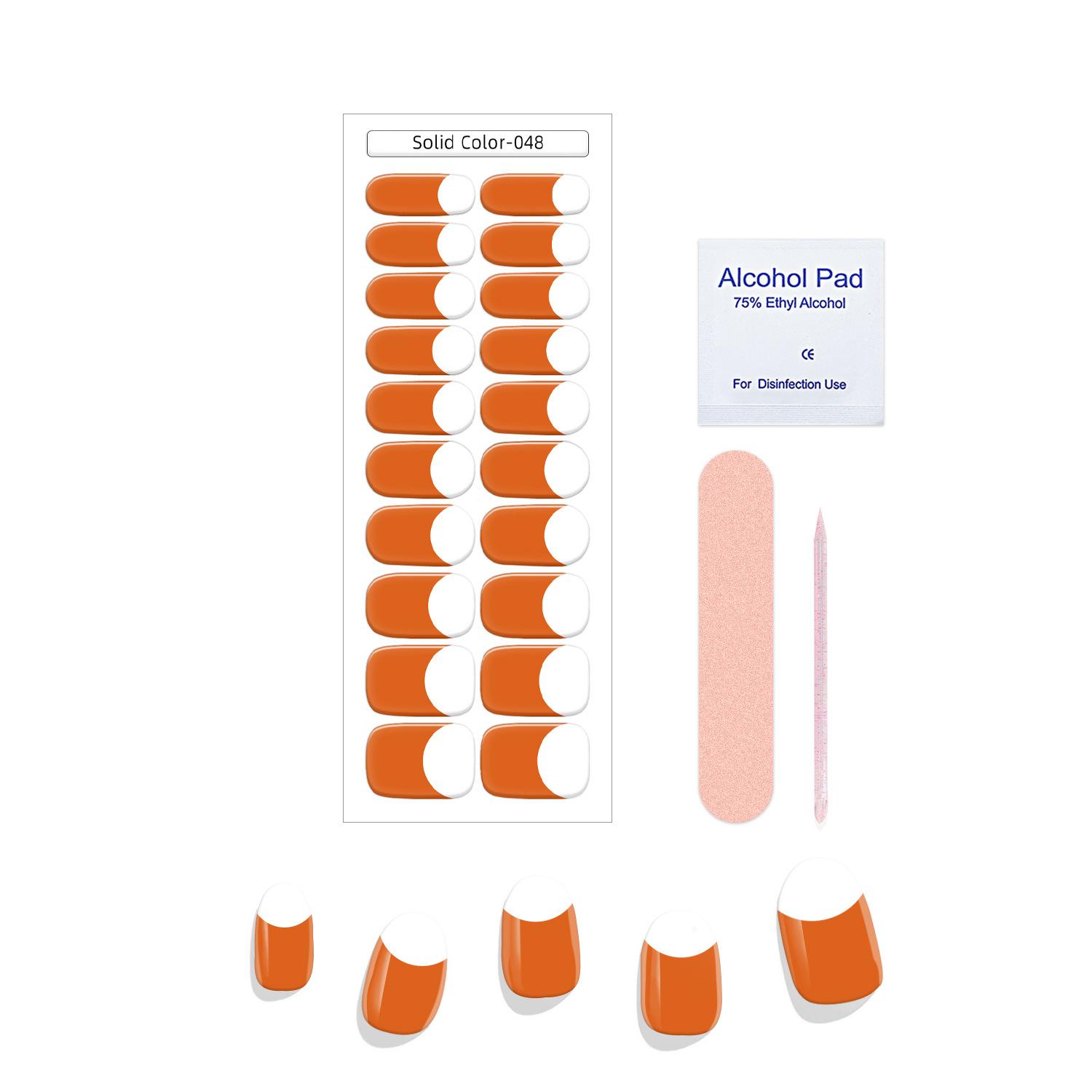 Nail Sticker Box Solid Color 048