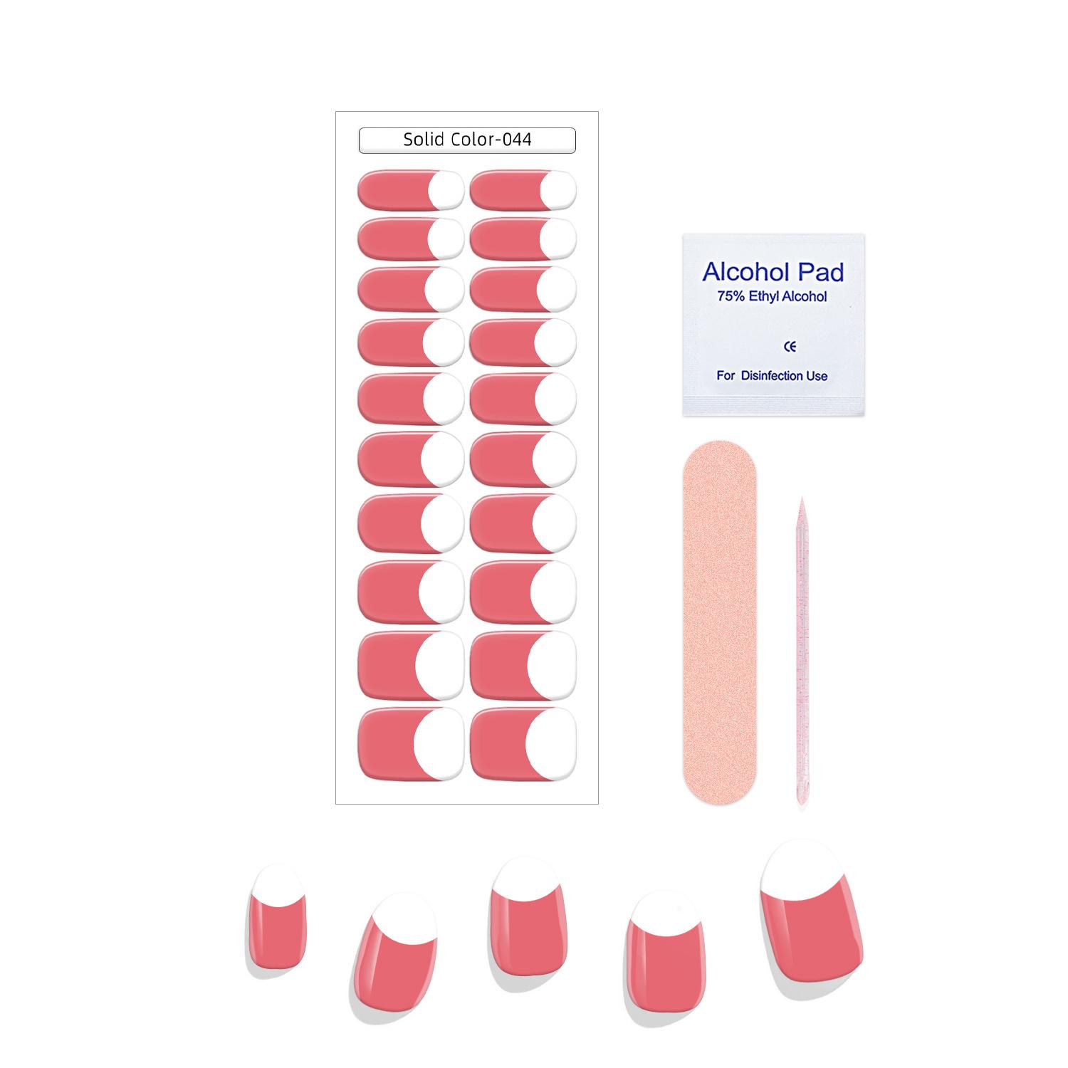 Nail Sticker Box Solid Color 044