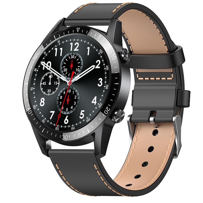 Black leather strap T9 Magnetic charging