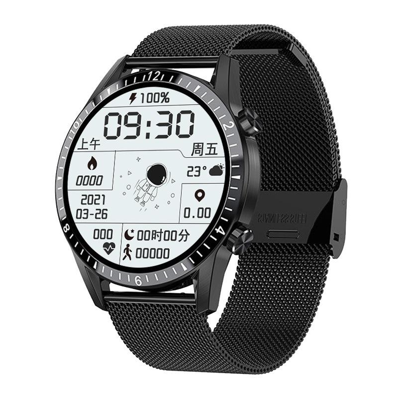 Black Milanese steel strap T9 Magnetic charging
