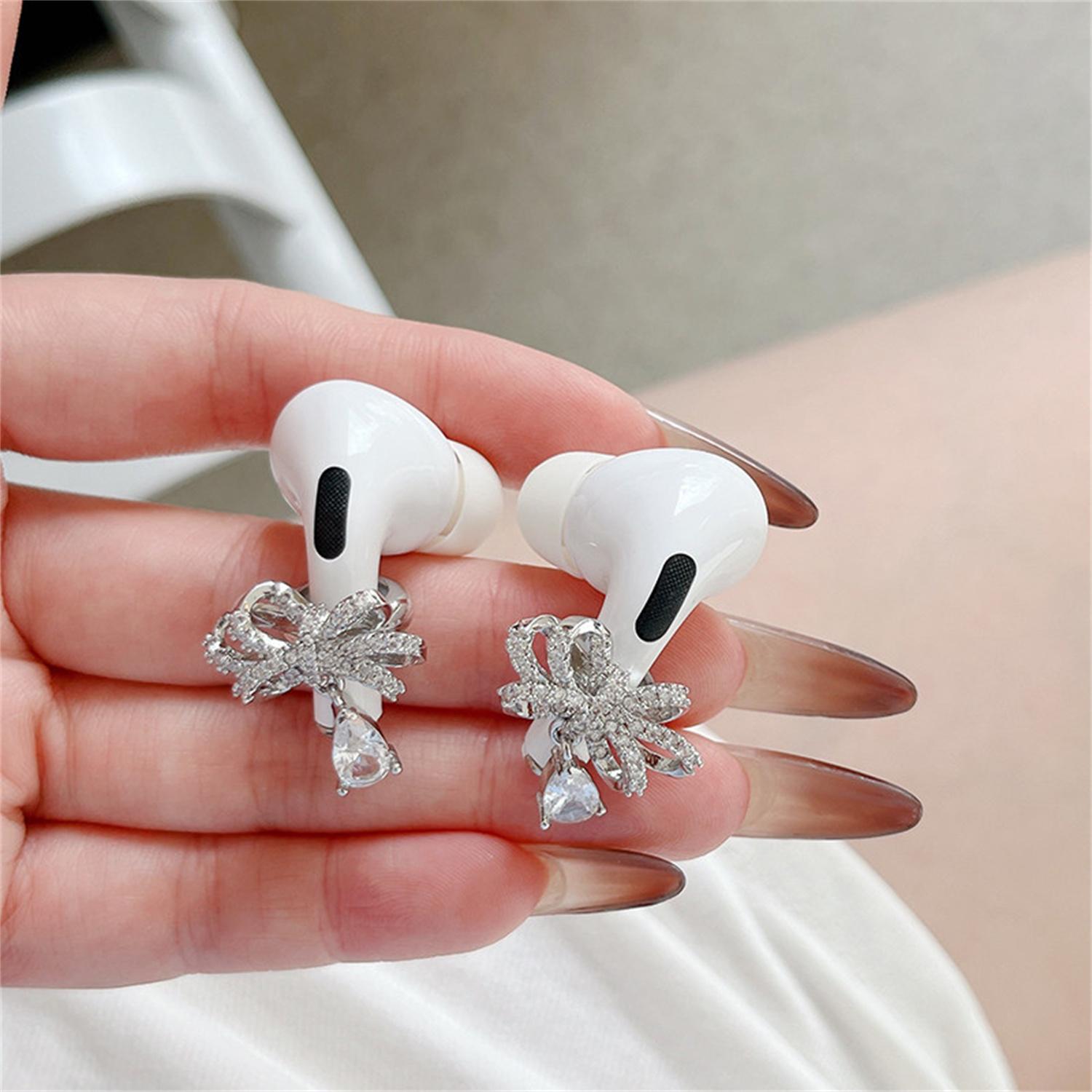 Pendant bow AirPods2 A pair of clothes