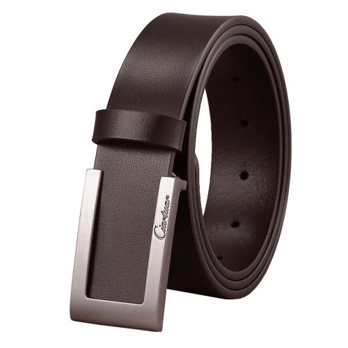 Gun Buckle Coffee Belt 110cm