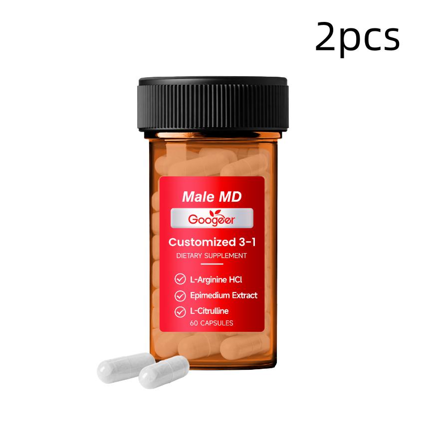 Mens Vitality Enhancement Capsules Daily Energy Boost 60 CAPSULES 2PCS