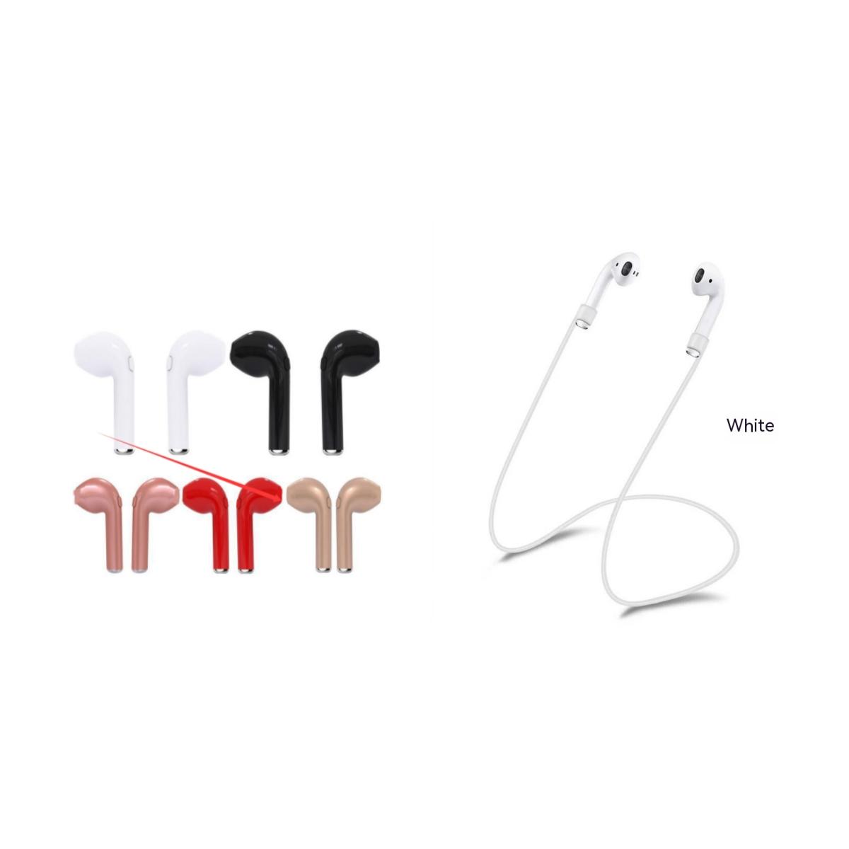 I7s Wireless Bluetooth Earphones 5.0 TWS Gold set Bagged with storage