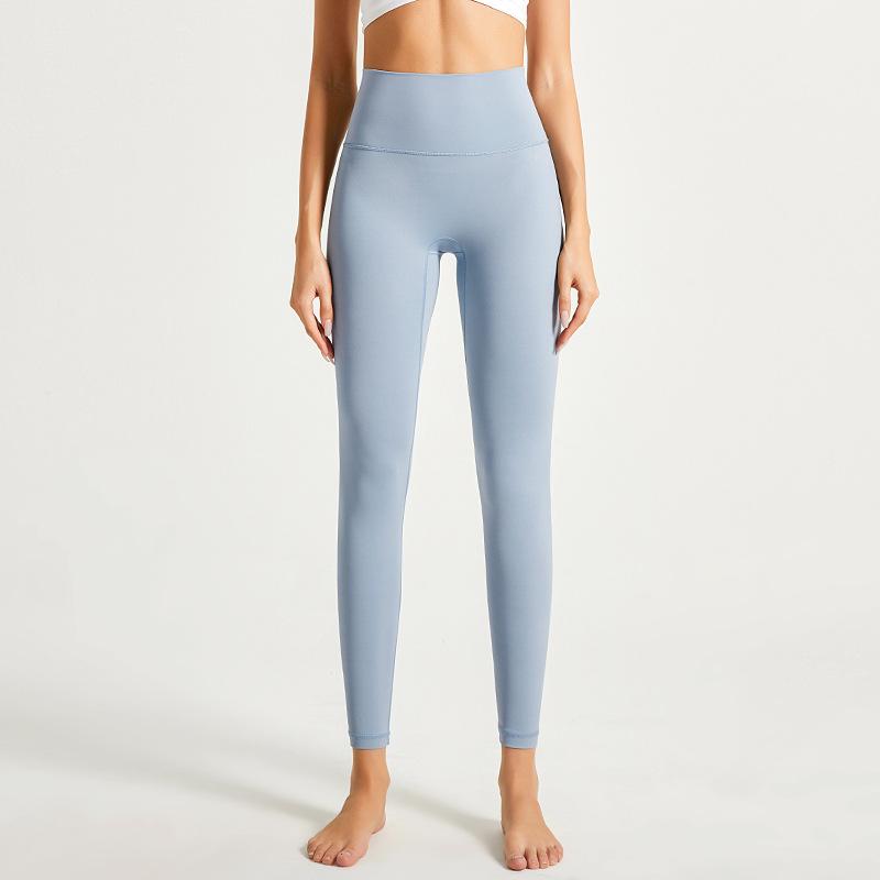 Running Sports Yoga Trousers For Women CK219H Light Blue Gray L