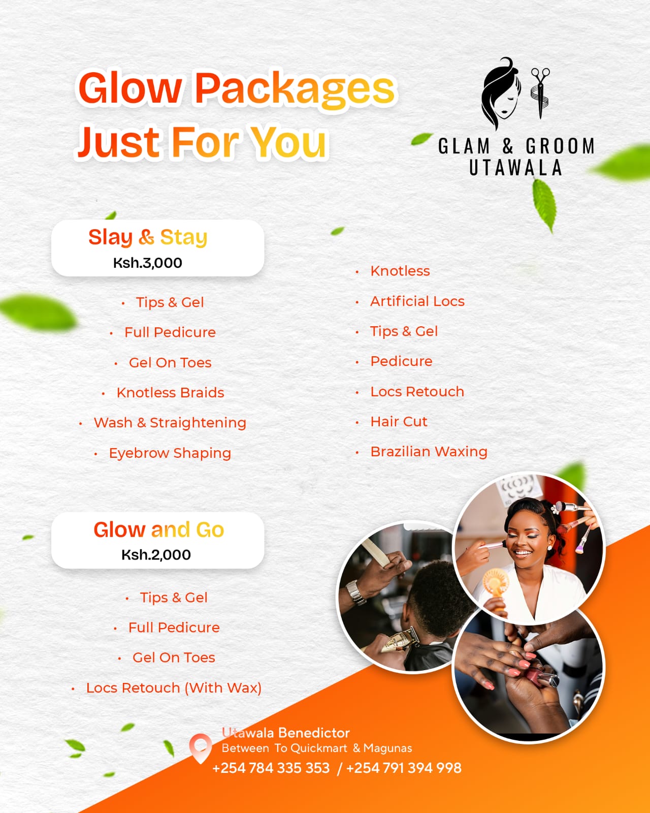 GLAM & GROOM SALON AND KINYOZI